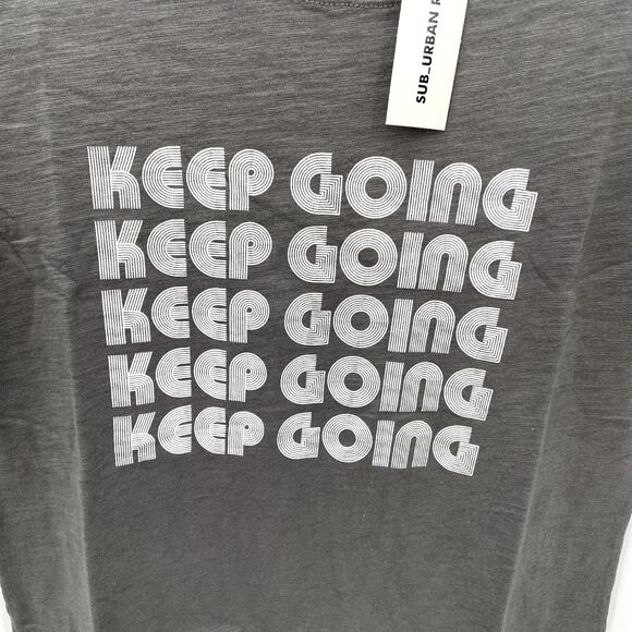 EVEREVE Sub Urban Riot NWT  Keep Going Graphic Tee T Shirt // XS - Picture 6 of 11